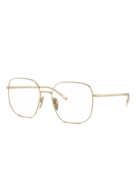 Очки в круглой оправе Prada Eyewear gold