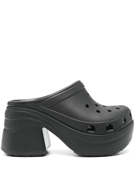 Женские мюли Crocs Siren на каблуке 90 мм, черные