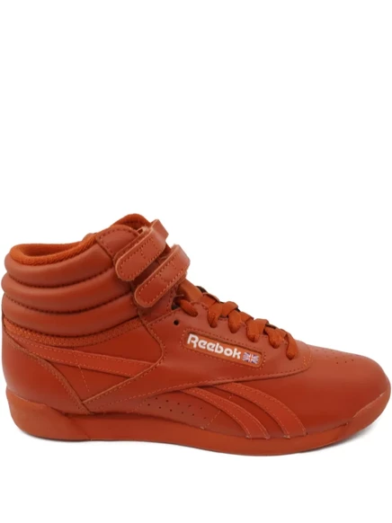 Женские кеды Reebok Freestyle Hi, красные