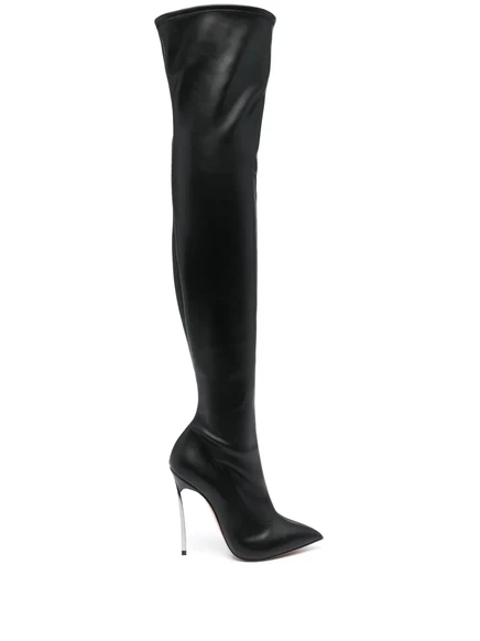 Ботинки с лезвием Casadei 120 мм black