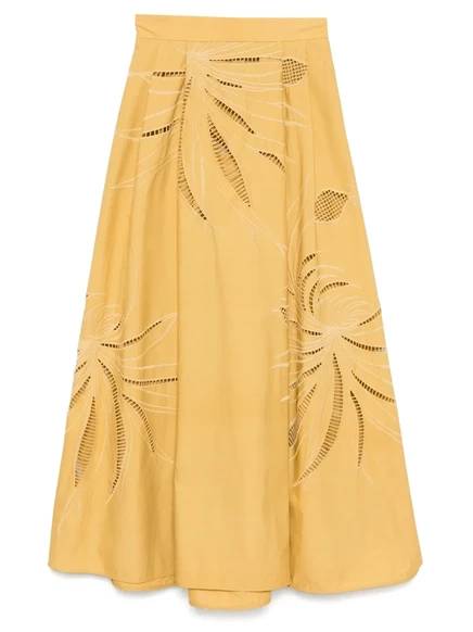 Женская юбка миди Elie Saab, золотистая