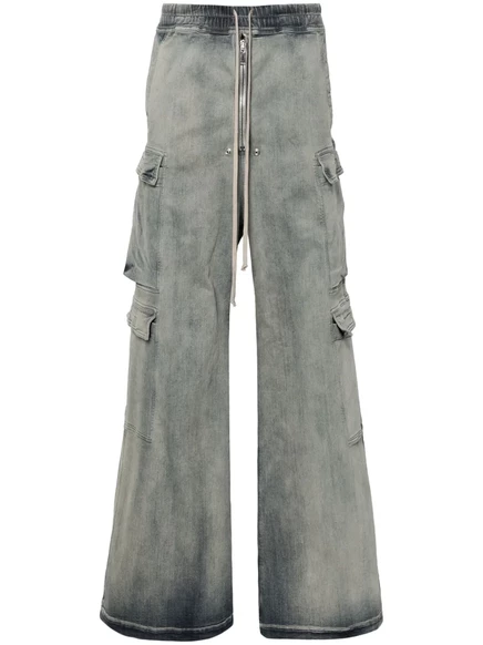 Мужские джинсы-карго Rick Owens DRKSHDW, голубые