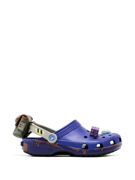Мужские сандалии Crocs x Fortnite Battle Bus, фиолетовые