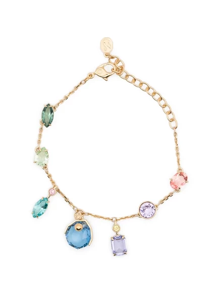 Женский браслет Swarovski Gema с кристаллами, золотистый