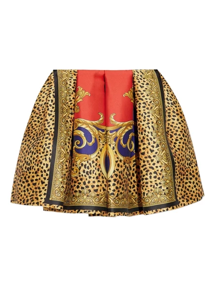 Балетная мини-юбка Versace с объемными складками yellow