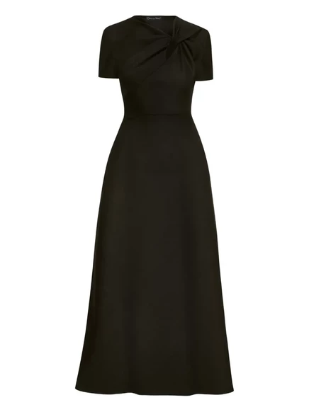Женское платье Oscar de la Renta с драпировкой, черное