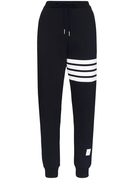 Женские спортивные брюки Thom Browne 4-Bar, синие (5)