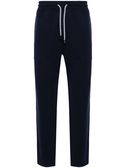 Мужские спортивные штаны Brunello Cucinelli на кулиске, синие