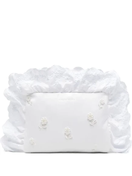 Женский клатч Simone Rocha с декором, белый
