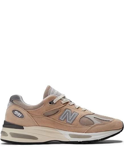Кроссовки New Balance Made in UK 991v2, замша и сетка, «Cuban Sand»