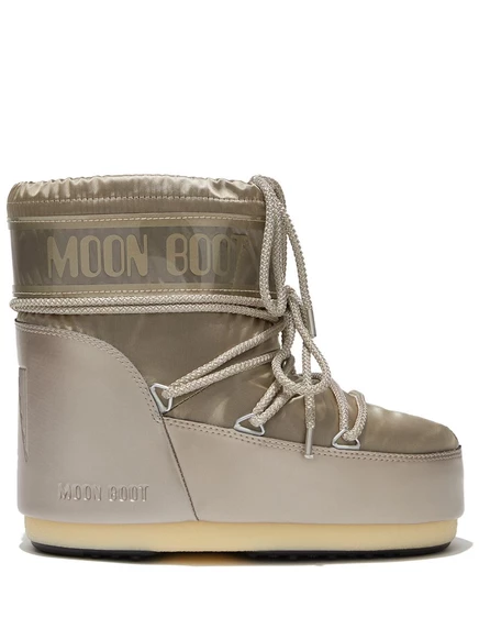 Унисекс-сапоги Moon Boot Icon Low Glance, серебристые