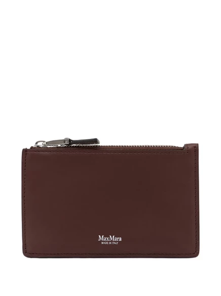 Женский кошелек Max Mara из кожи, коричневый