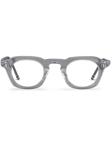 Прозрачные очки в квадратной оправе Thom Browne Eyewear white