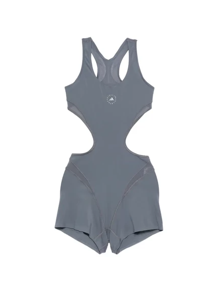 Женский комбинезон adidas by Stella McCartney с вырезами и борцовкой, синий