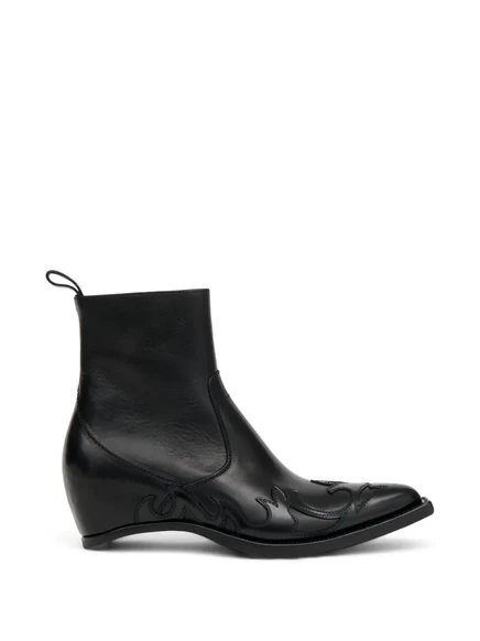 Женские ботильоны Maison Margiela без каблука, черные