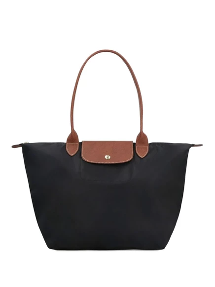 Женская сумка-тоут Longchamp Le Pliage большая, черная
