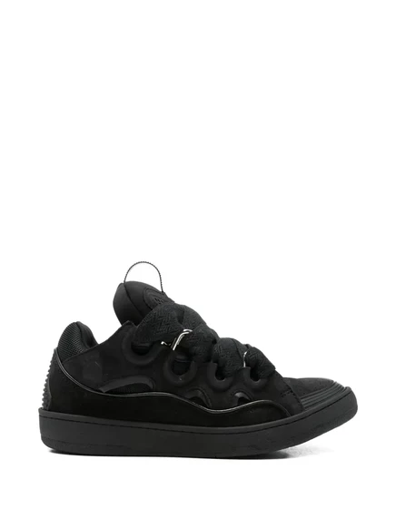 Мужские кеды Lanvin Curb на шнуровке, черные