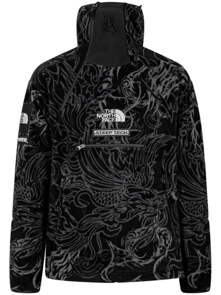 Унисекс-толстовка Supreme x The North Face, черная