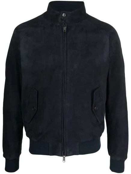 Мужская замшевая куртка Baracuta G9 Harrington, черная