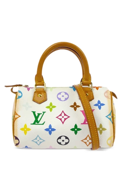 Женская мини-сумка Louis Vuitton x Takashi Murakami, белая