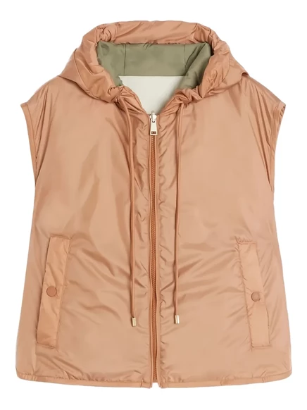Женский двусторонний стеганый жилет Weekend Max Mara, зеленый