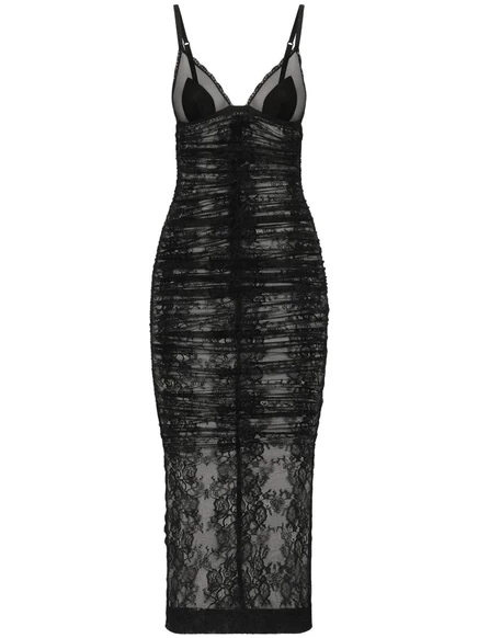 Кружевное платье от Dolce & Gabbana от Шантильи black