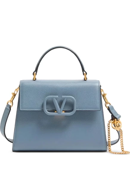 Женская сумка-тоут Valentino Garavani Small VSling с ручкой, синяя