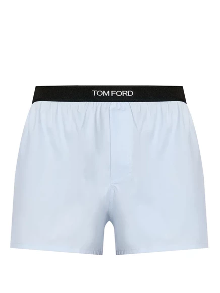 Мужские боксеры Tom Ford с логотипом на поясе, синие