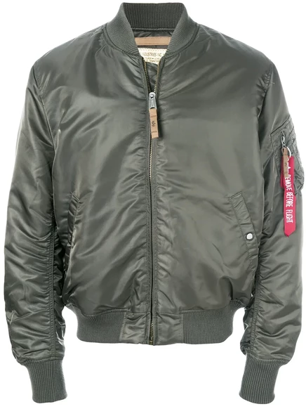 Мужская куртка-бомбер Alpha Industries, зеленая