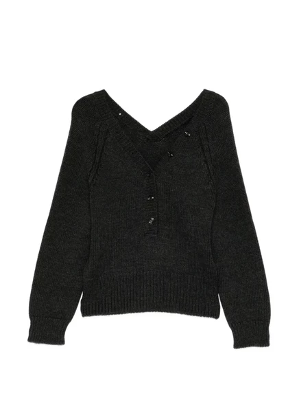 Женский кардиган OUR LEGACY Country Henley, черный