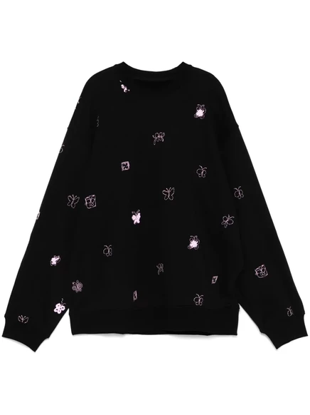 Толстовка с рисунком бабочки JNBY black