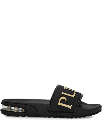 Унисекс шлепанцы Plein Sport Aero, черные