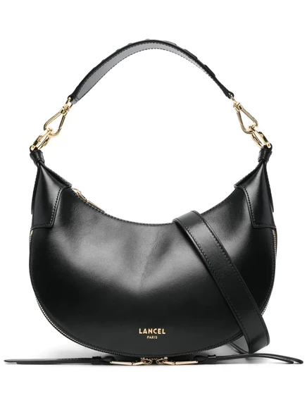 Женская сумка-тоут Lancel Origami кожаная, черная