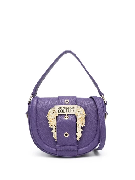 Сумка-тоут Versace Jeans Couture с пряжкой в стиле барокко purple