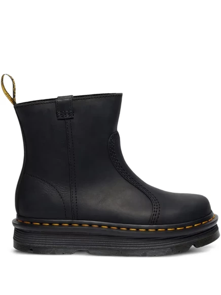 Женские ботинки Dr Martens Zebzag Rigger, кожаные, черные
