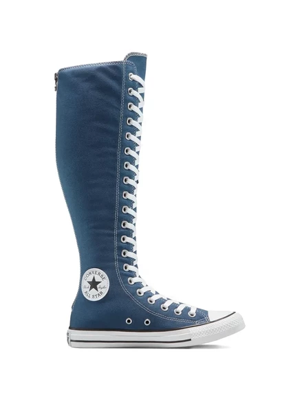 Женские высокие кеды Converse Chuck Taylor на шнуровке, синие