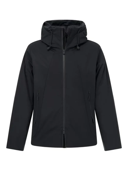 Стеганая куртка Boggi Milano с капюшоном black