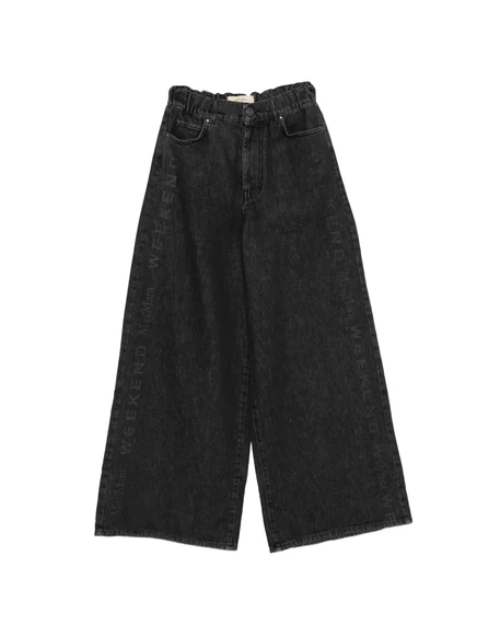 Женские джинсы Weekend Max Mara WKDVORTICE широкие, серые
