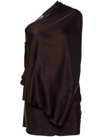 Топ с одним рукавом от Rick Owens  brown
