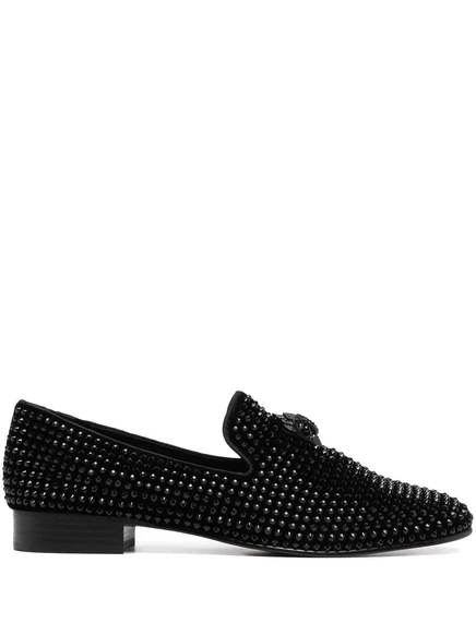 Мужские лоферы Kurt Geiger London Ace с кристаллами, черные