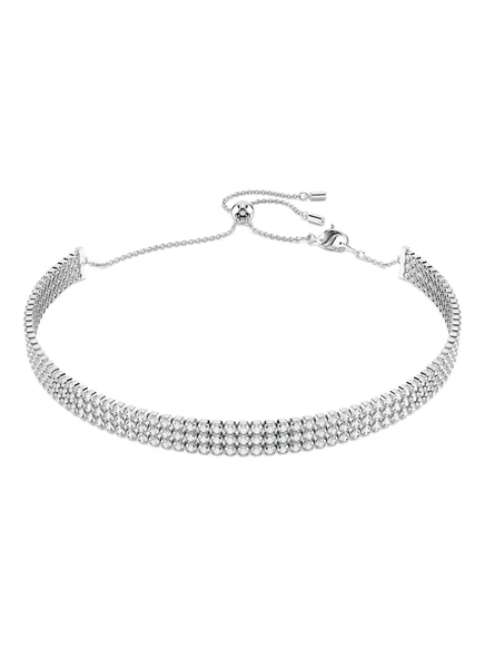 Женское колье Swarovski Matrix Tennis, серебристое