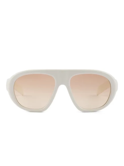 Женские солнцезащитные очки Prada Eyewear пилот, белые
