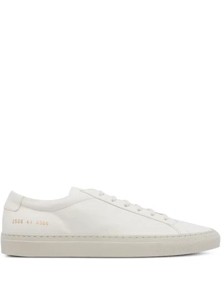 Мужские кожаные кроссовки Common Projects, белые