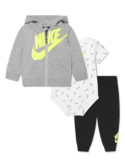 Спортивный костюм из хлопчатобумажной смеси Nike Kids Just Do It grey