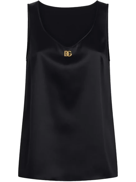 Женская блузка Dolce & Gabbana DNA DG, черная