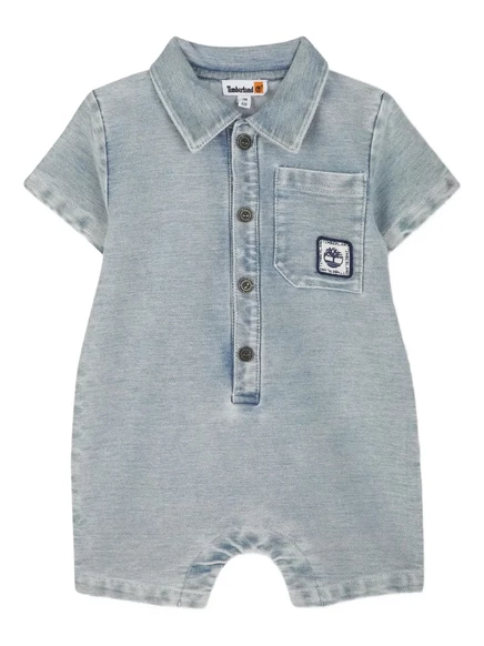 Детский комбинезон Timberland Kids с логотипом, синий