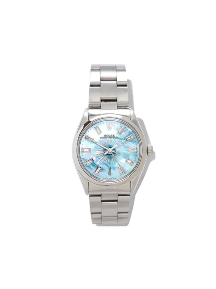 Женские часы Rolex Oyster Perpetual 34 мм, синий