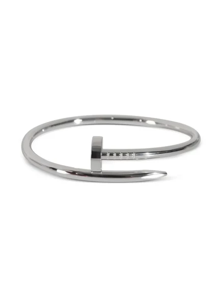 Браслет Juste In Clou из белого золота 18 карат, бывший в употреблении у Cartier silver