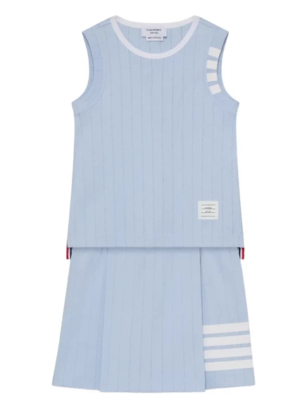 Детская мини-юбка в складку Thom Browne Kids