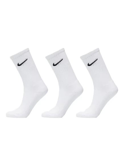 Унисекс носки Nike Swoosh, набор 3 пары, белые